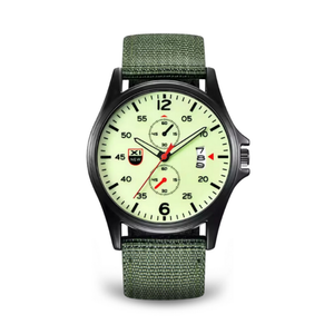 Mens Military Watch | Sporty Fluorescent Quartz-Military Watch-