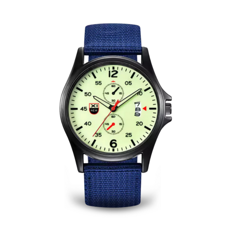 Mens Military Watch | Sporty Fluorescent Quartz-Military Watch-