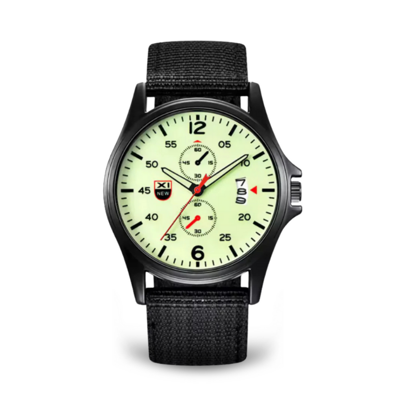 Mens Military Watch | Sporty Fluorescent Quartz-Military Watch-