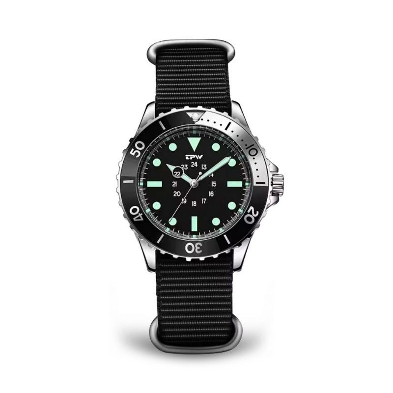 Mens Tactical Field Watch | Diving Style-Military Watch-