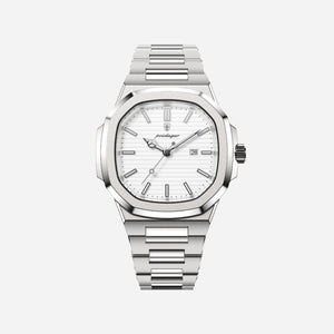 Mens Stainless Steel Watch | Square Dial-Metal Watch-