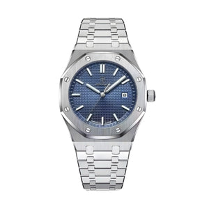 Mens Classic Watch | Silver & Stainless Steel-Metal Watch-