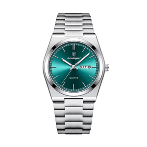 Mens Watch Stainless Steel Silver | Quartz-Metal Watch-