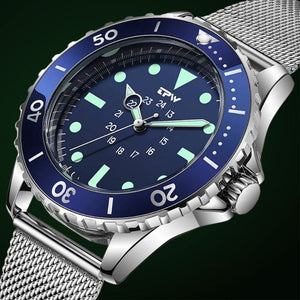 Mens Tactical Field Watch | Diving Style-Military Watch-