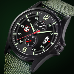 Mens Military Watch | Sporty Fluorescent Quartz-Military Watch-