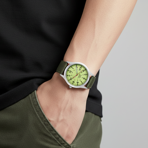 Mens Military Style Watch | Outdoor Design-Military Watch-Green
