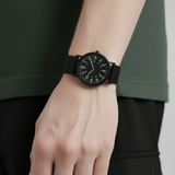 Mens Outdoor Watch | Quartz Wristwatch-Military Watch-Black