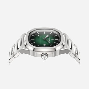 Mens Stainless Steel Watch | Square Dial-Metal Watch-