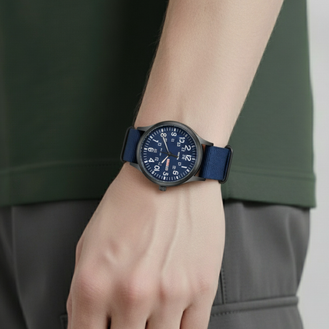 Mens Military Watch | Robust & Durable-Military Watch-Blue