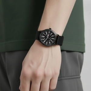 Mens Military Watch | Robust & Durable-Military Watch-Black