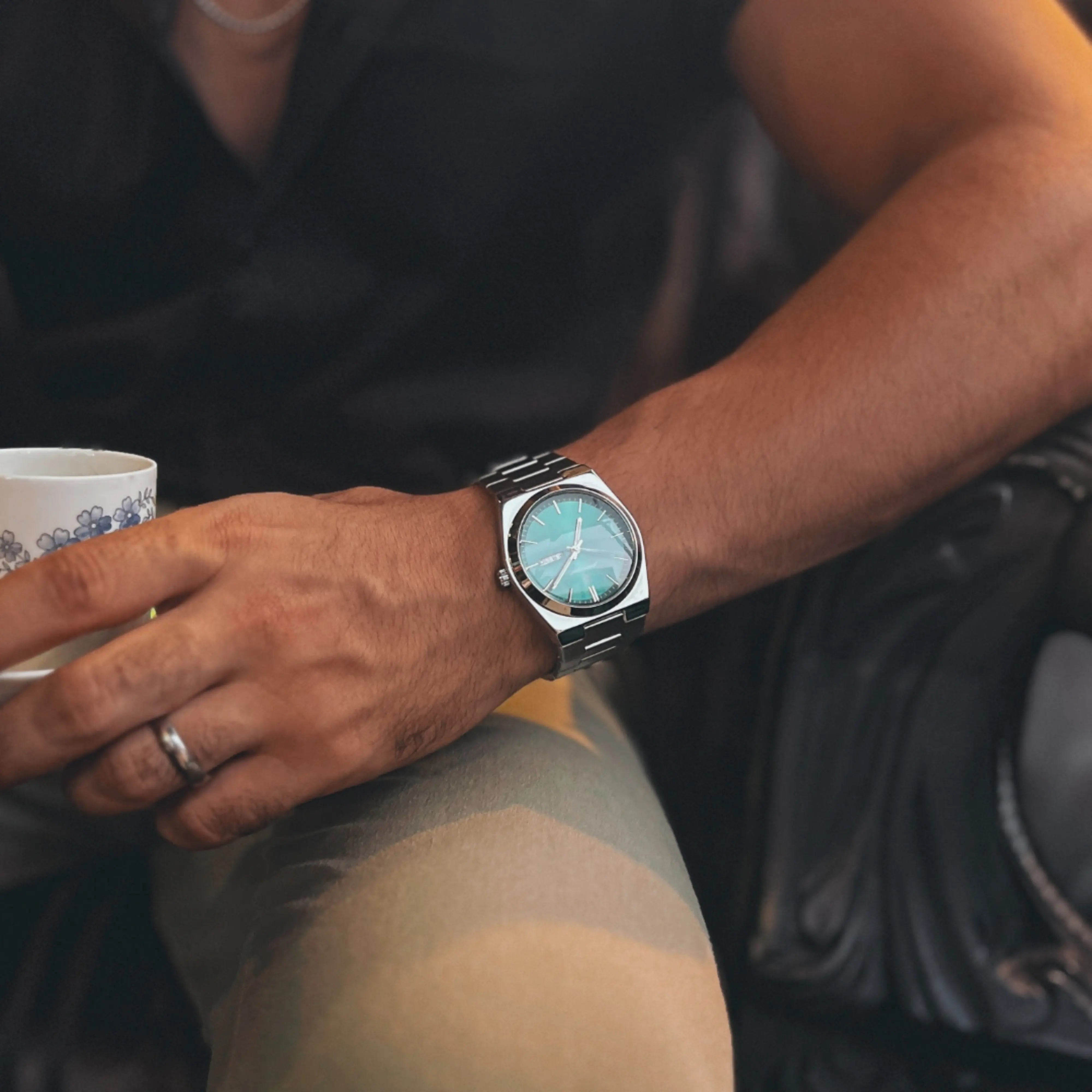 Mens Watch Stainless Steel Silver | Quartz-Metal Watch-