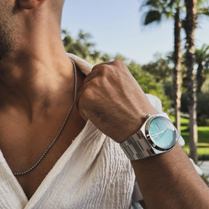 Mens Watch Stainless Steel Silver | Quartz-Metal Watch-