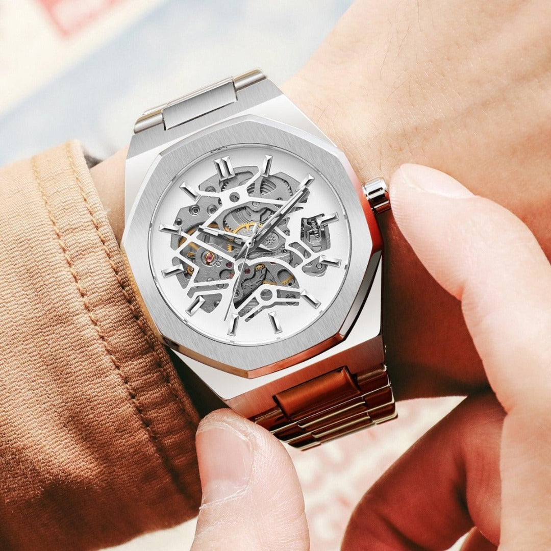 Mens Stainless Steel Watch | Phantom Design-Metal Watch-