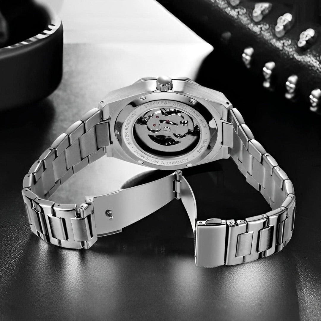Mens Stainless Steel Watch | Phantom Design-Metal Watch-